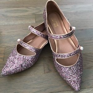 Halogen X Atlantic- Pacific double strap flats